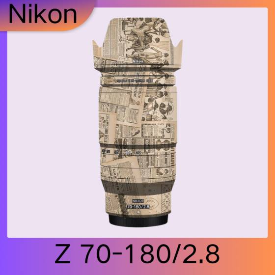 Lentes Nikon Z70-180F2.8  - Pele câmera, adesivo câmera - com alta resistência a arranhões, à prova d'água e com design elegante.